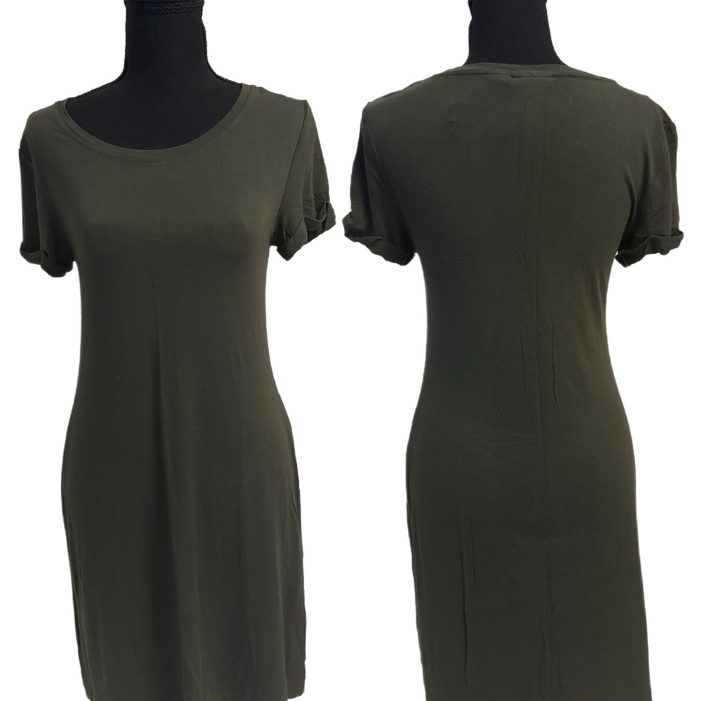 Jones New York Olive Green Dress